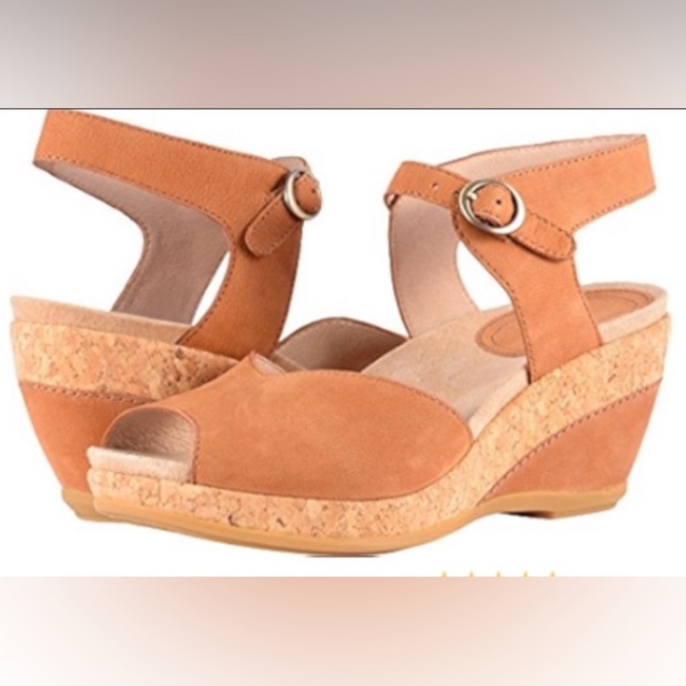 Dansko Charlotte Camel Milled Nubuck